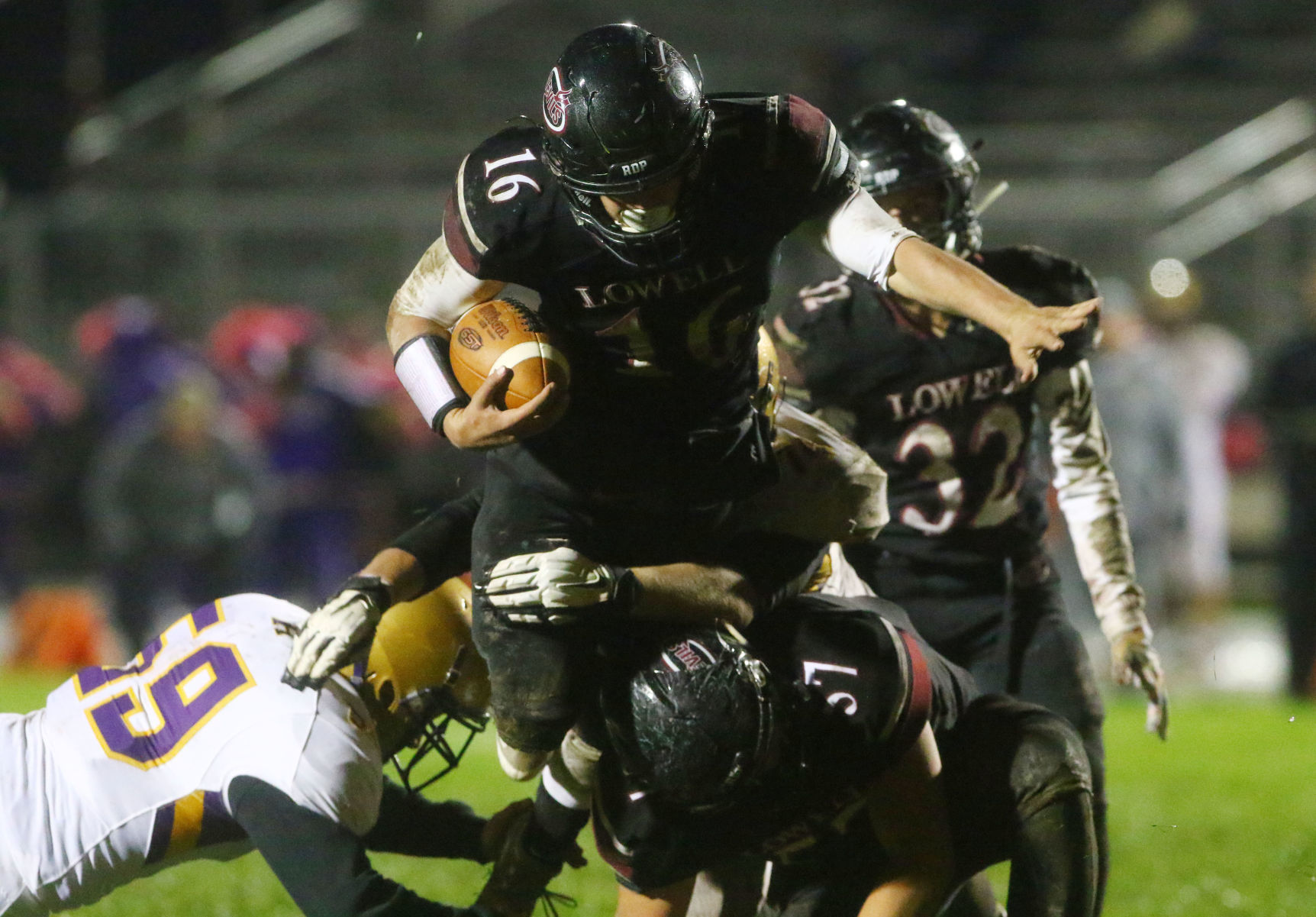 Hobart at Lowell football